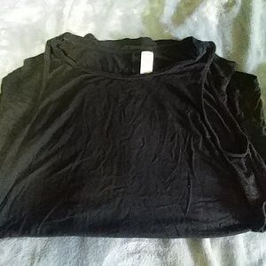 Black tank top
